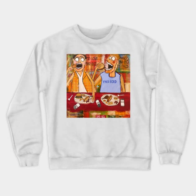 Bar BQ Crewneck Sweatshirt by Kurtcmo